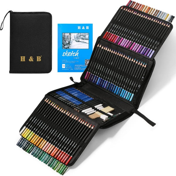 H & B Drawing Art Pencils,145PCS Drawing & Art Supplies Kit for Kids A –  1981Life