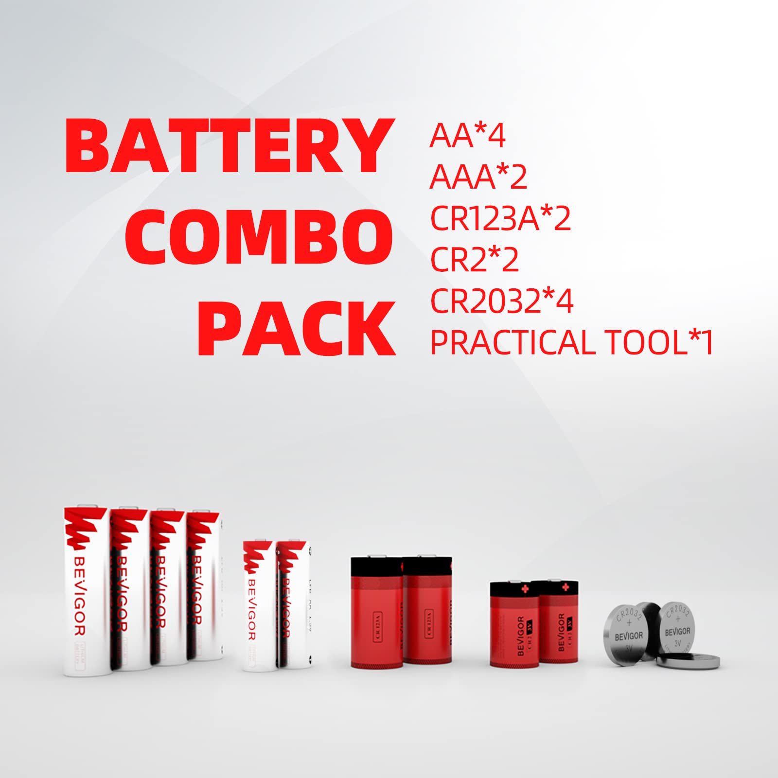 Basics Lithium CR2 3 Volt Batteries - 4 Count (Pack of 1) 4 CR2