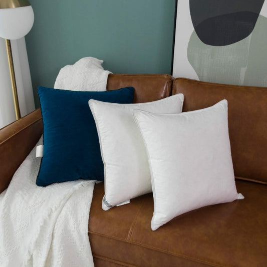 Premium Duck Down Feather Throw Pillow Inserts