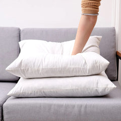 Premium Hypoallergenic Stuffer Pillow Insert Gray Duck Feather Throw Pillows Insert