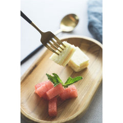 Buy 1 get 1 FREE - Oval Serving Tray and Platters Small Wooden Cheese Plate