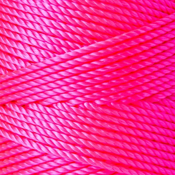 Pink Mason Line String Line - #18 Braided Nylon String - 500 Ft Length -  Nylon Twine for Gardening Or Masonry Tools - Perfect Construction String  for A String Level, Twine String for Gardening 