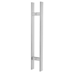 Door Pull Handle 36 Inch Brushed Finish Stainless Steel Heavy-Duty Push Pull Barn Door Handle Glass Pulls