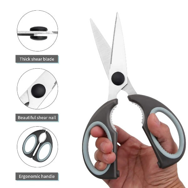 Kitchen Scissors 4 Pack Hemusana Utility – 1981Life
