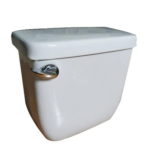 Toilet Tank with Fill and Flush Valves,1.28 GPF Toilet Tank Only,White