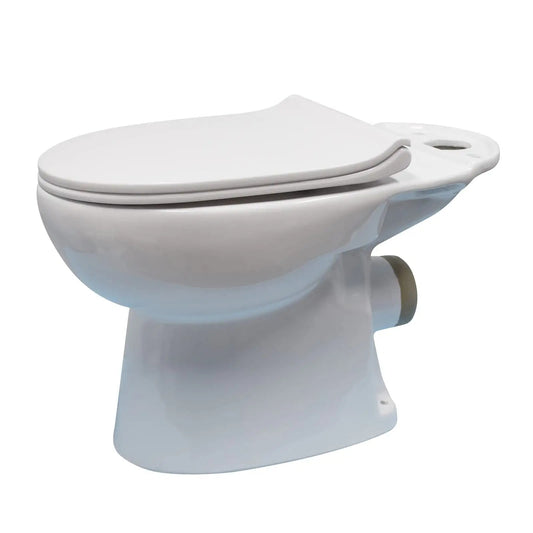 elongated toilet bowl