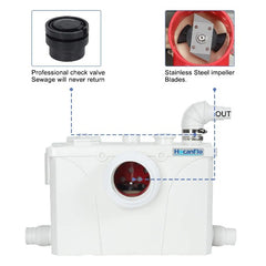 Macerator Sewerage Pump for Macerating Toilet Sewage Water Disposal Waste Pump