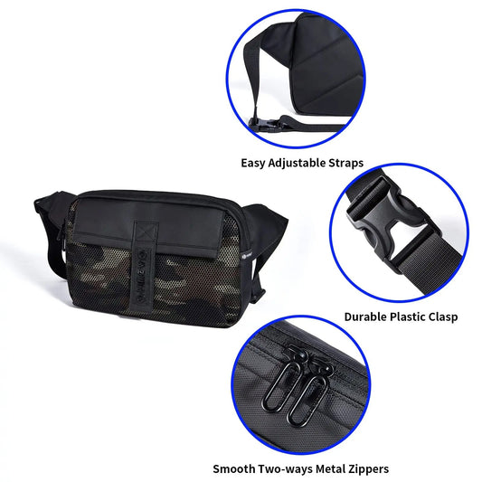 Crossbody Bag Messenger Bag Mini Water Resistant Canvas Shoulder Bag Apply to Men/Women