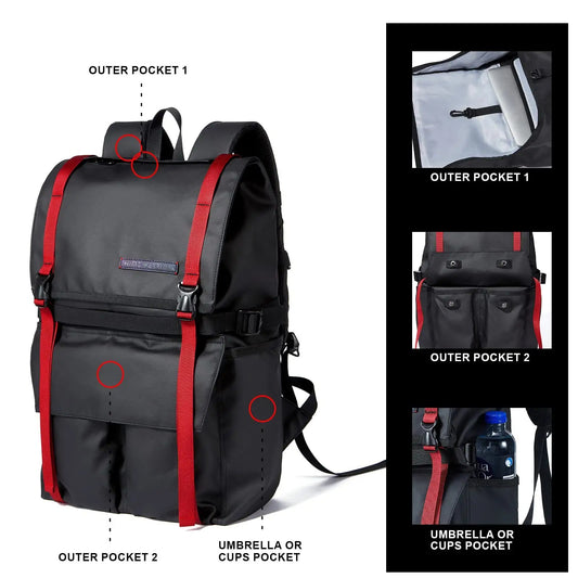 15 Inch Trendy Laptop Backpack Water Resistant Travel Bags Apply to Men/Women