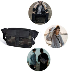 Crossbody Bag Messenger Bag Mini Water Resistant Canvas Shoulder Bag Apply to Men/Women