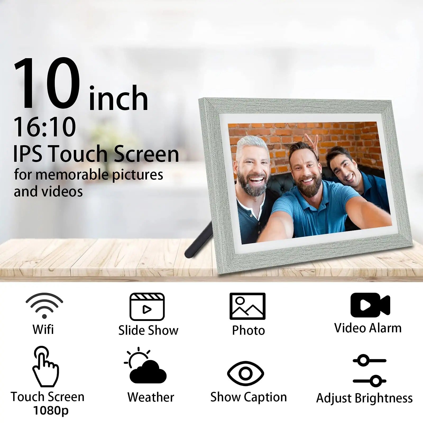 touch screen digital photo frame