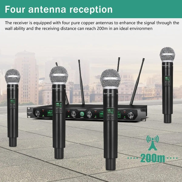 Wireless microphone systems