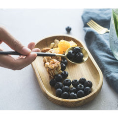 Buy 1 get 1 FREE - Oval Serving Tray and Platters Small Wooden Cheese Plate