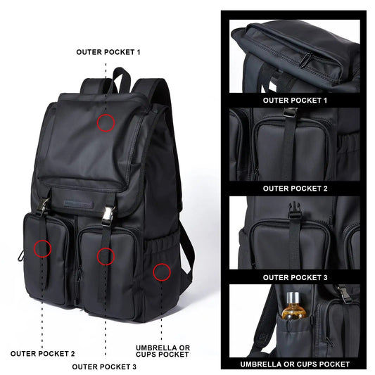 15 Inch Trendy Laptop Backpack Water Resistant Travel Bags
