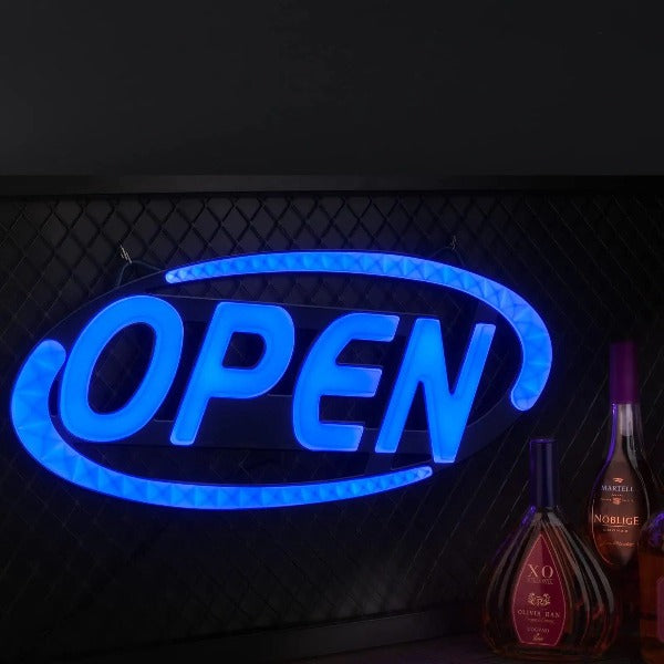 16 LED Color Combos Neon OPEN Sign Adjustable Speed and Brightness for ...