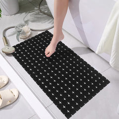 Bath Tub Shower Mat, 38x68, Machine Washable Bathtub Mats with Suction Cups and Drain Holes, Soft on Feet, Shower and Bath Mat