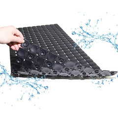 Bath Tub Shower Mat, 38x68, Machine Washable Bathtub Mats with Suction Cups and Drain Holes, Soft on Feet, Shower and Bath Mat