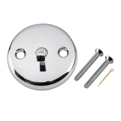 Trip Lever Tub Trim Kit Set With Trip Lever Overflow Face Plate, Trip Lever Bathtub Drain with Strainer, Overflow and Matching Screws