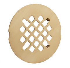 4-1/4” OD Snap-in Shower Drain Cover, Round Shower Drain Strainer Grid, Replacement Cover, Designed for Long-Lasting