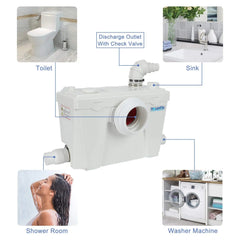 Macerator Sewerage Pump for Macerating Toilet Sewage Water Disposal Waste Pump