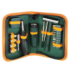 21pcs All in one Household Hand Tool Set OwnScrewdriver Bits & Socket Set Professional Repair Tool Kit with Tool bag 600D