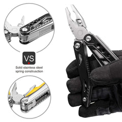 Multitool Hammer 15 in 1 Mini Hammer multitool with Pliers Claw Hammer Multi Tool with Screwdrivers Multitool Pocket Clip