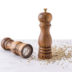 Acacia Wood Manual Salt Grinder