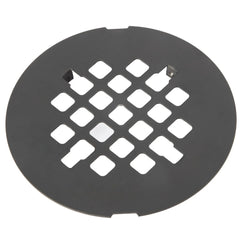 4-1/4” OD Snap-in Shower Drain Cover, Round Shower Drain Strainer Grid, Replacement Cover, Designed for Long-Lasting