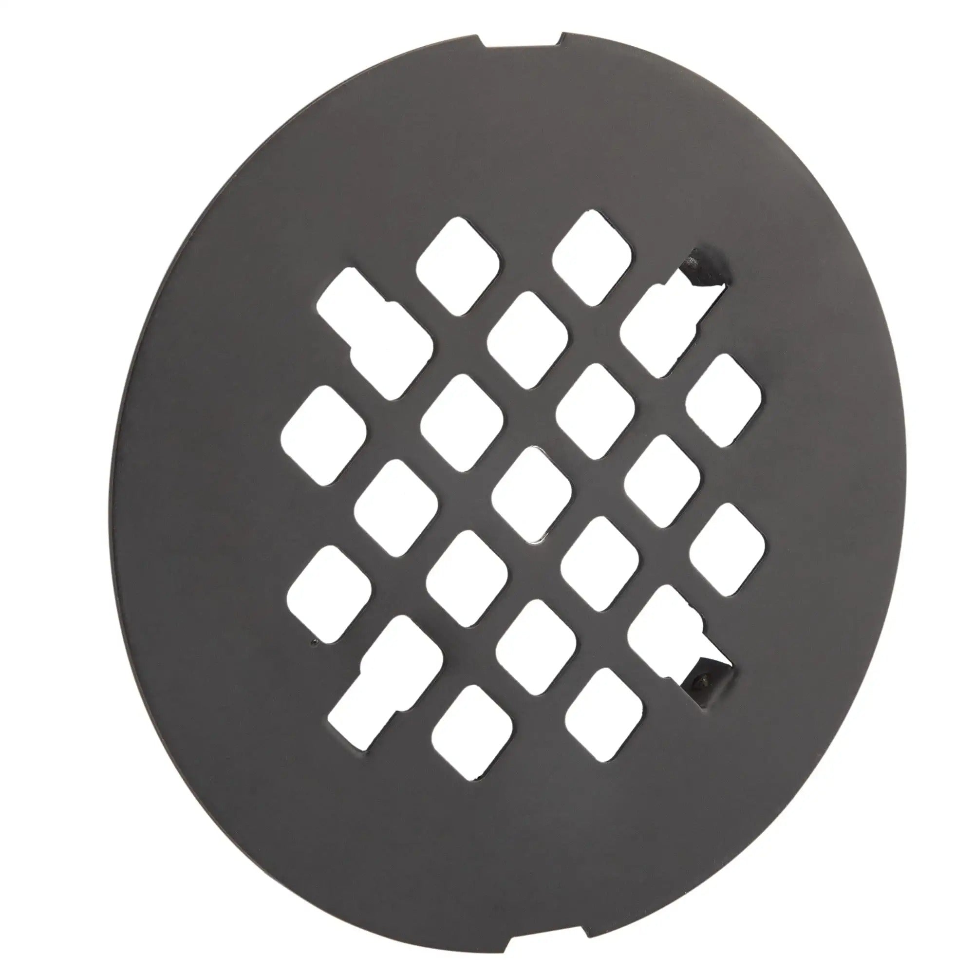 4-1/4 Snap-in Round Shower Drain Cover Replacement Matte Black