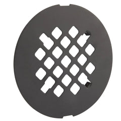 4-1/4” OD Snap-in Shower Drain Cover, Round Shower Drain Strainer Grid, Replacement Cover, Designed for Long-Lasting