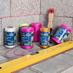 Mason Line 215 Feet #18 Twisted Polypropylene Mason Line String Perfect for Masonry Jobs and The Layout of General Construction