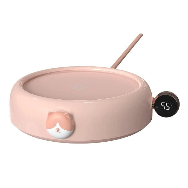 mug warmer for desk pink