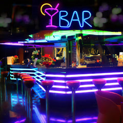 Neon Bar Sign, Bar Neon Sign for Home Bar, Bar Neon Lights Decor