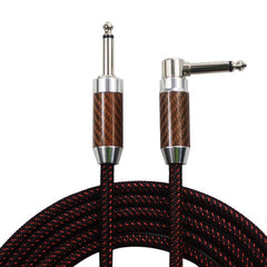 Guitar Cable 10 ft  with Carbon Fiber Casing  Amp Cord for Bass & Electric Guitar  1/4 Inch Instrument Cable