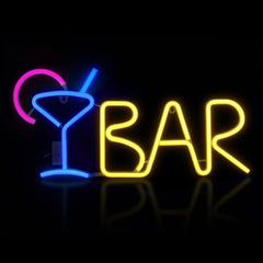 Neon Bar Sign, Bar Neon Sign for Home Bar, Bar Neon Lights Decor