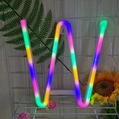 Custom Number and Letters LED Neon Light Signs for Wall Decor