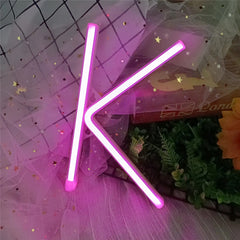 Custom Number and Letters LED Neon Light Signs for Wall Decor