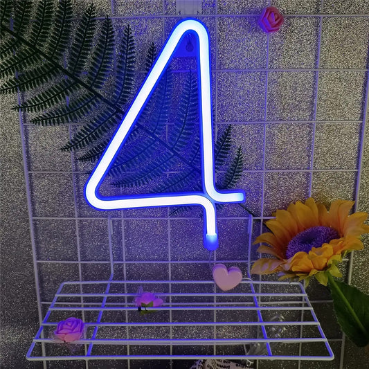  letters neon