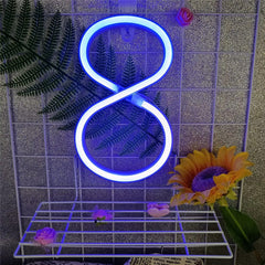 Custom Number and Letters LED Neon Light Signs for Wall Decor