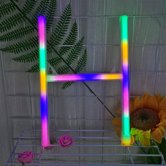 Custom Number and Letters LED Neon Light Signs for Wall Decor
