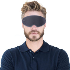 Sleep Mask for Men Women 3D Contoured Cup Sleeping Mask Blindfold 100% Blackout Eye Mask for Sleeping with Adjustable Strap