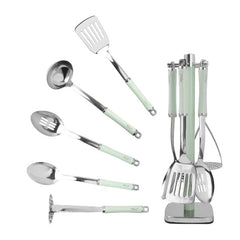 Cooking Utensil Set, 5 Piece Stainless Steel Kitchen Cooking Tools Set