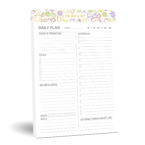 Daily to Do List Notepad