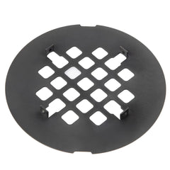 4-1/4” OD Snap-in Shower Drain Cover, Round Shower Drain Strainer Grid, Replacement Cover, Designed for Long-Lasting