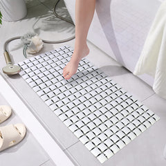 Bath Tub Shower Mat, 38x68, Machine Washable Bathtub Mats with Suction Cups and Drain Holes, Soft on Feet, Shower and Bath Mat