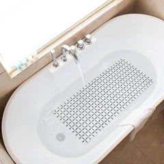 Bath Tub Shower Mat, 38x68, Machine Washable Bathtub Mats with Suction Cups and Drain Holes, Soft on Feet, Shower and Bath Mat