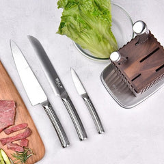 5 One-Piece High Carbon Stainless Steel Knives