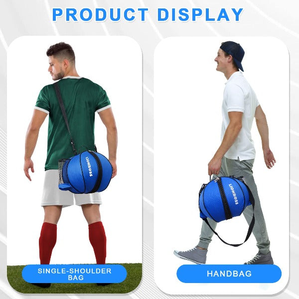Outdoor Sport One-Shoulder Double-Shoulder Soccer Ball Bags Kids