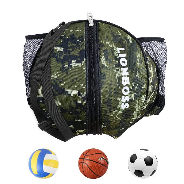 Soccer Bag Basketball Sports Backpack 29.5" Volleyball Bag Adjustable Shoulder Strap Soccer Bags for Boys