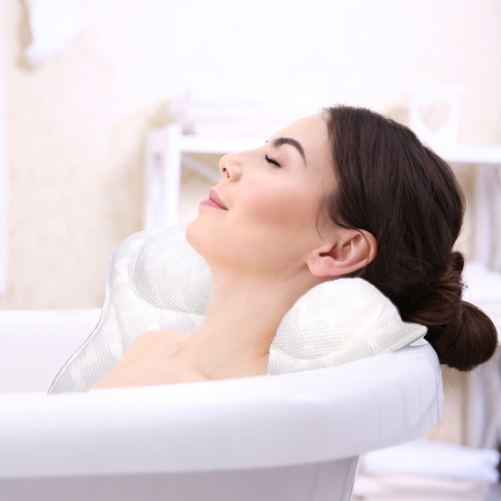  Bath Pillow (Ultra Soft), Luxury Bath Tub Pillow